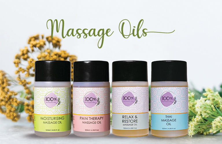 100%’s Massage oils